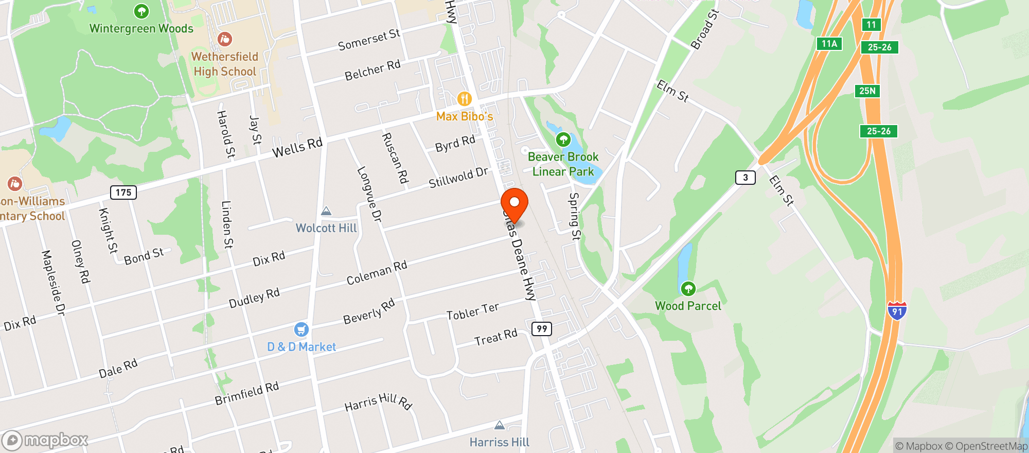 Map showing Buy Rite Liquors