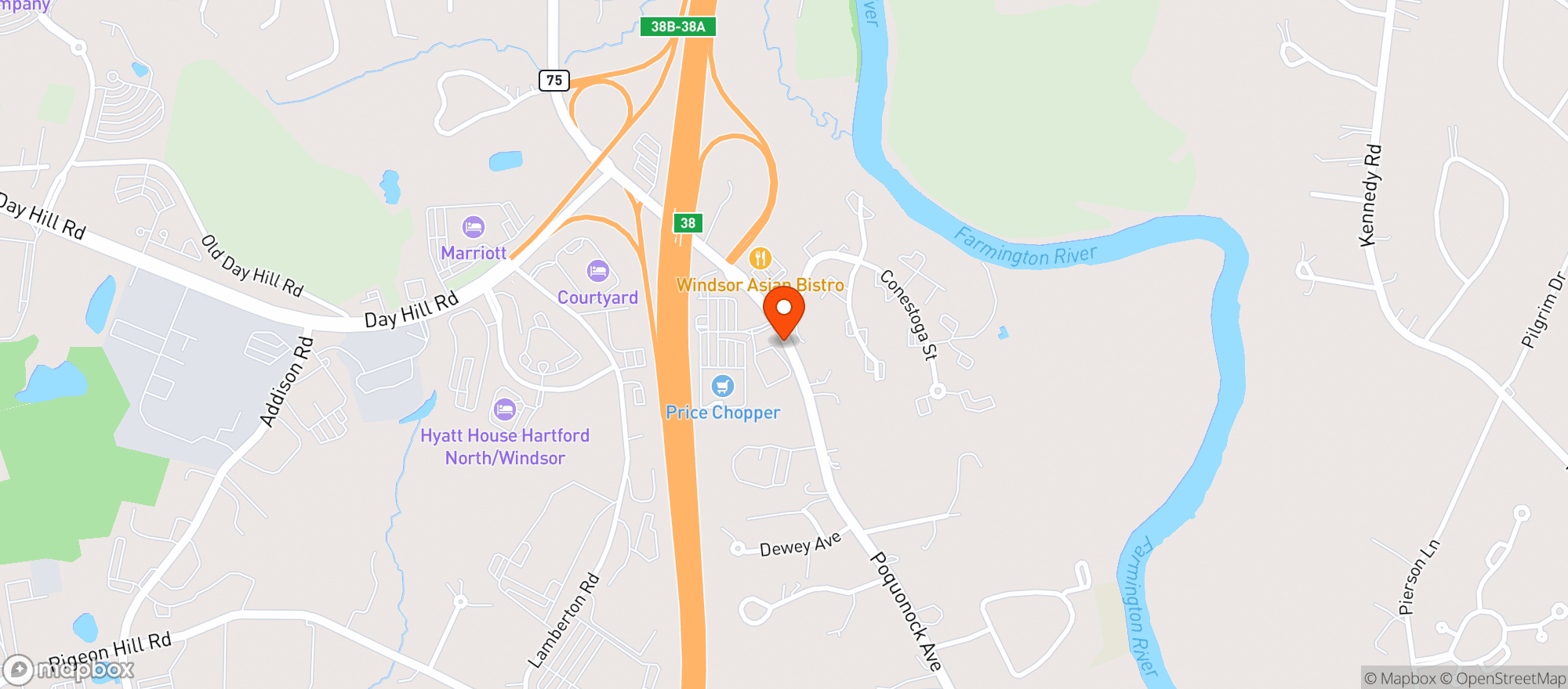 Map showing Price Chopper Supermarket