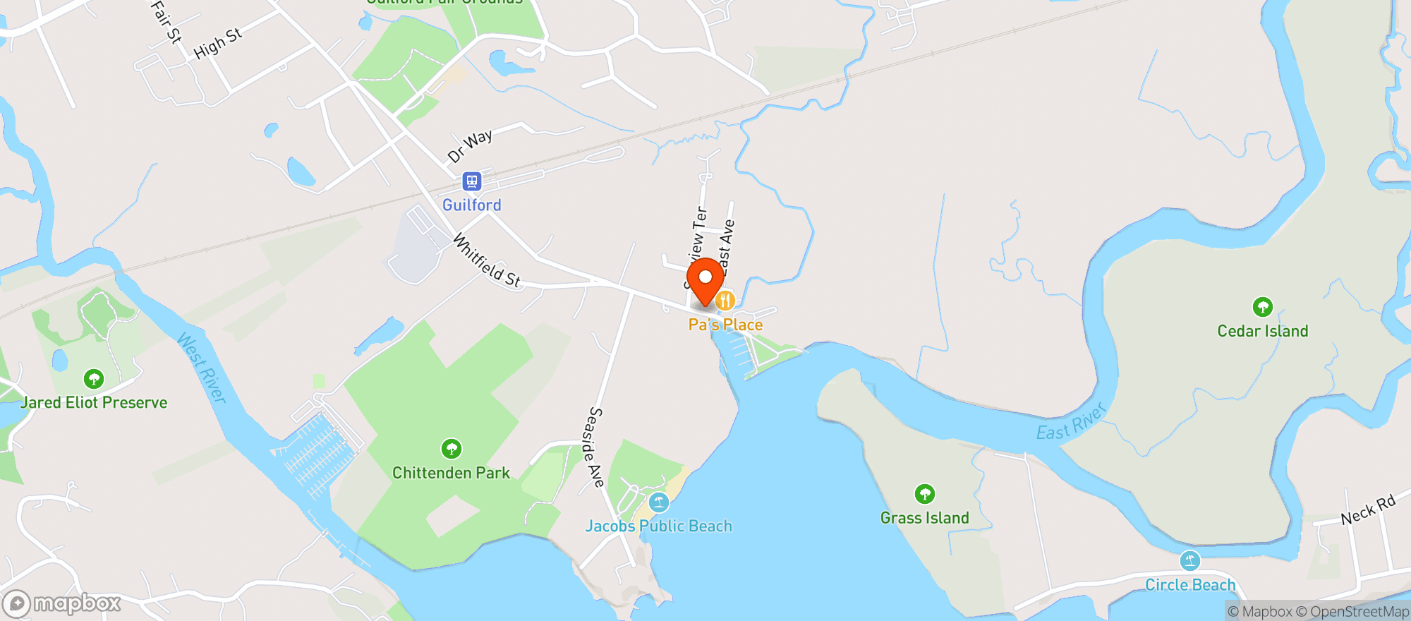 Map showing Pas Place