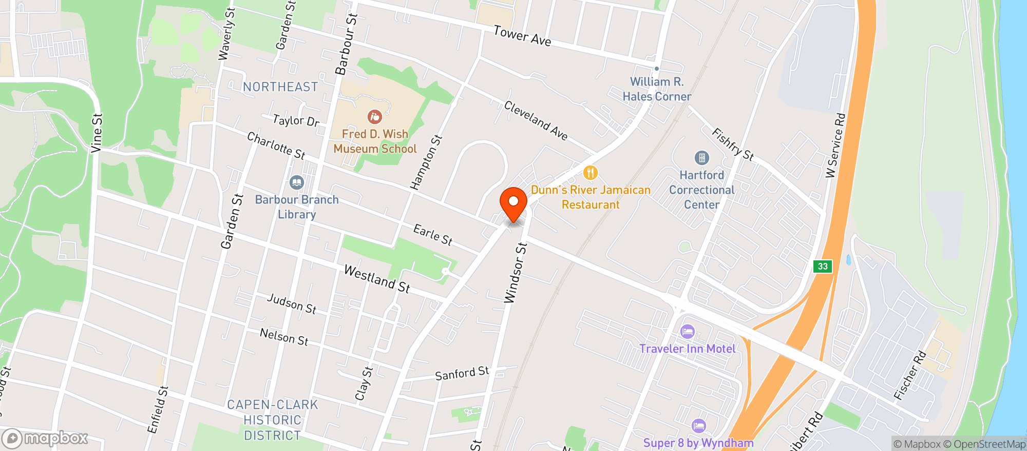 Map showing Liquor Outlet