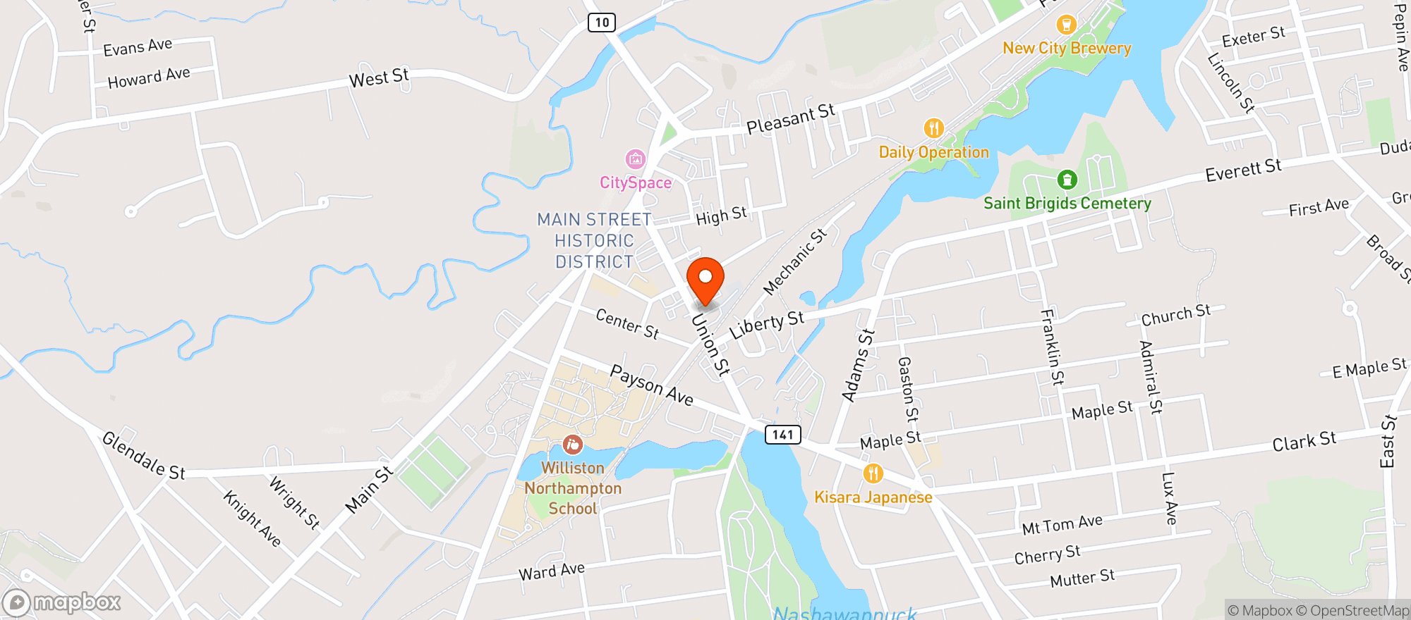 Map showing Dry Humor