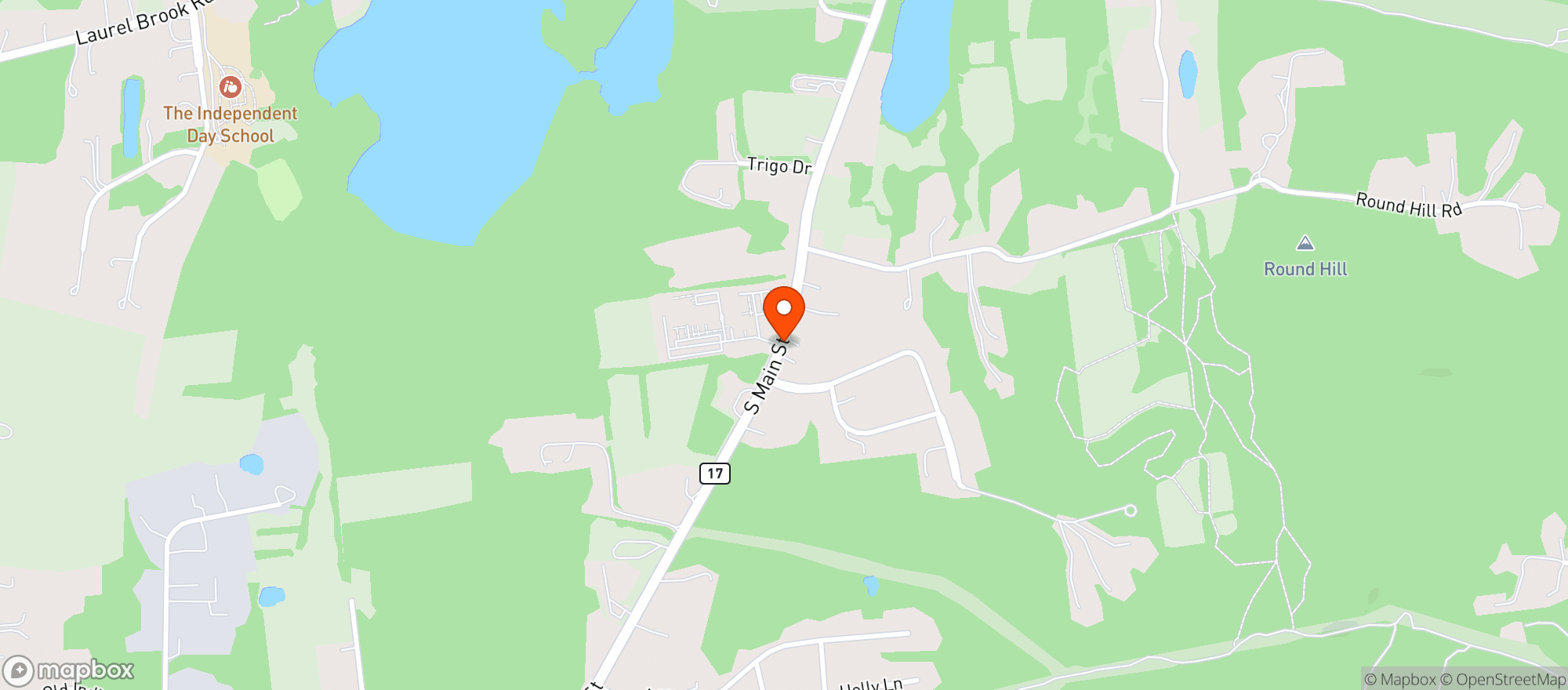 Map showing Bellanotte Restaurant
