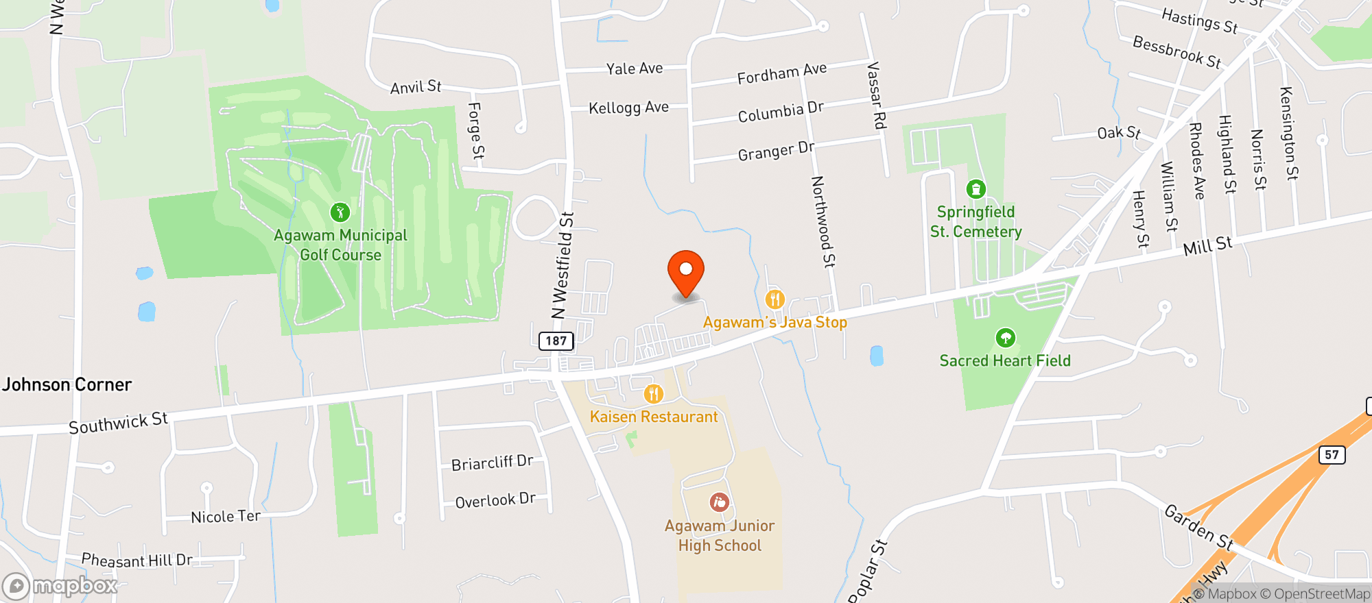 Map showing Stop & Shop