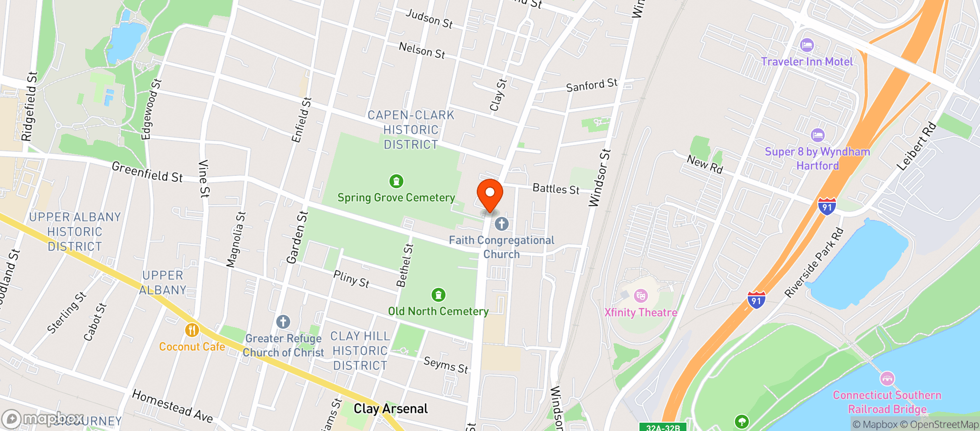 Map showing Ramirez Grocery
