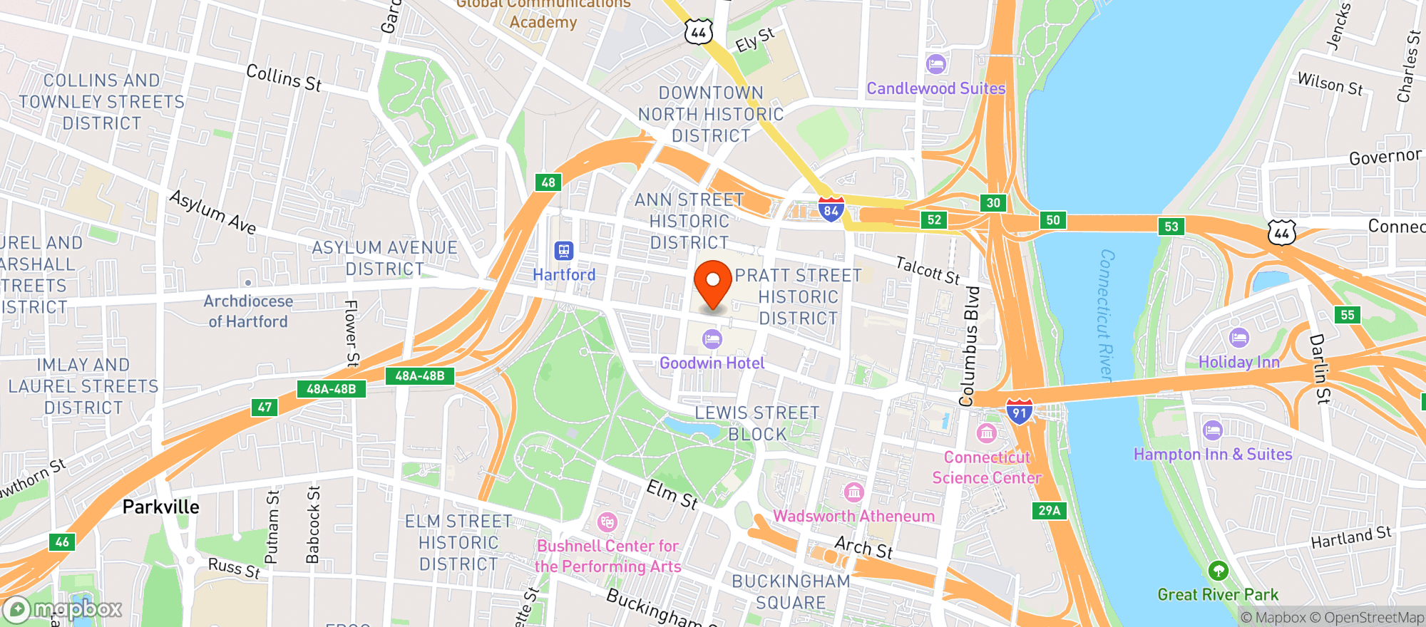 Map showing Spiritus Wines