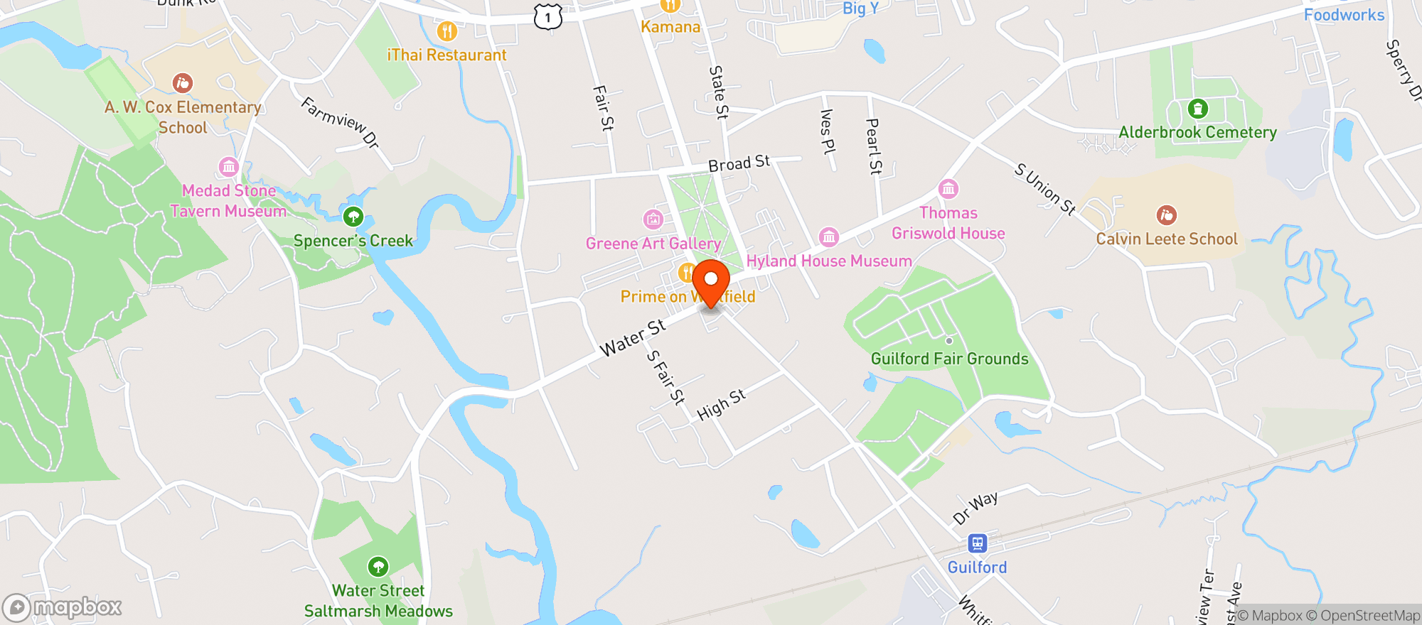Map showing Char & Lemon