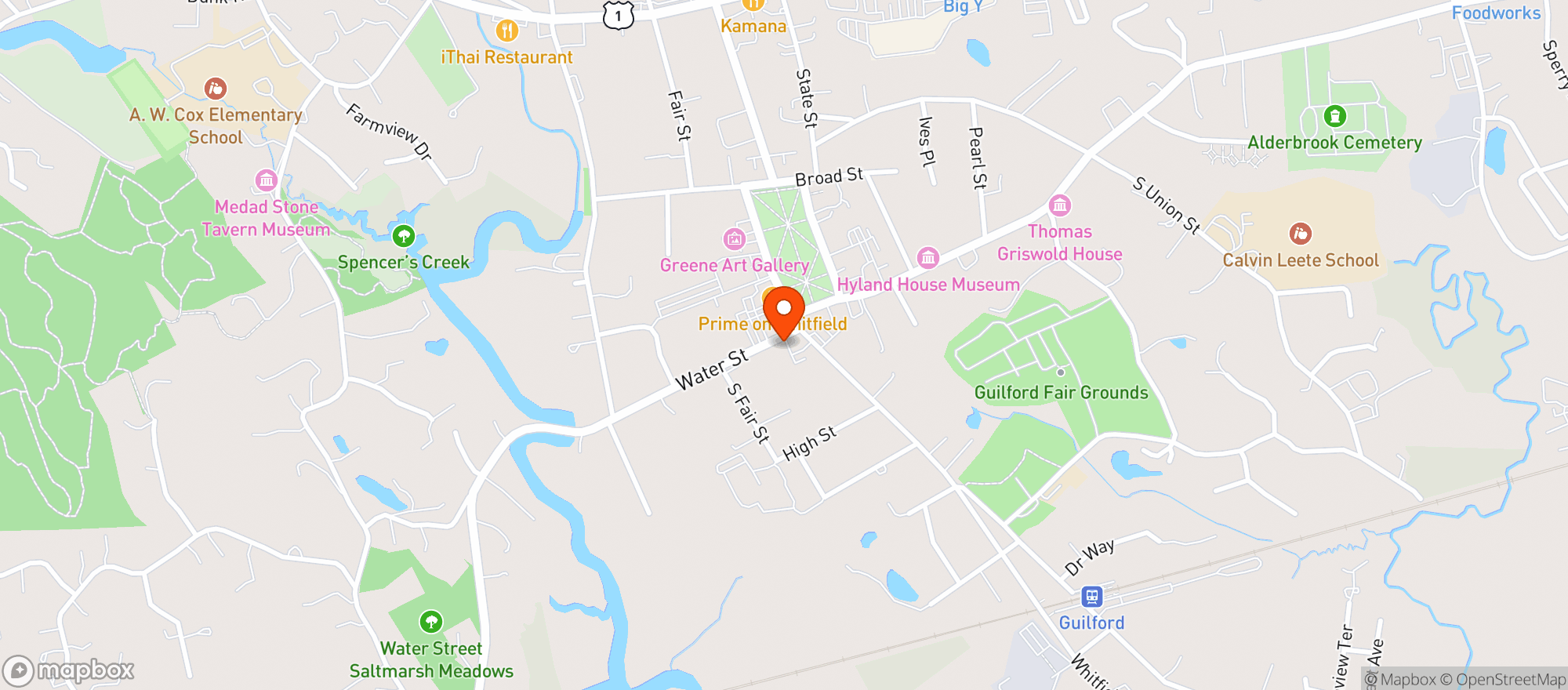 Map showing Saul Good Liquors