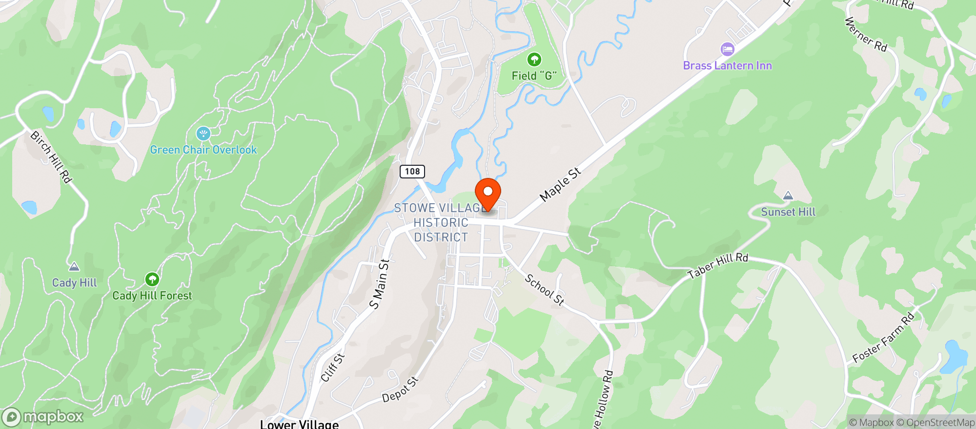 Map showing Stowe Public House & Bottle Shop