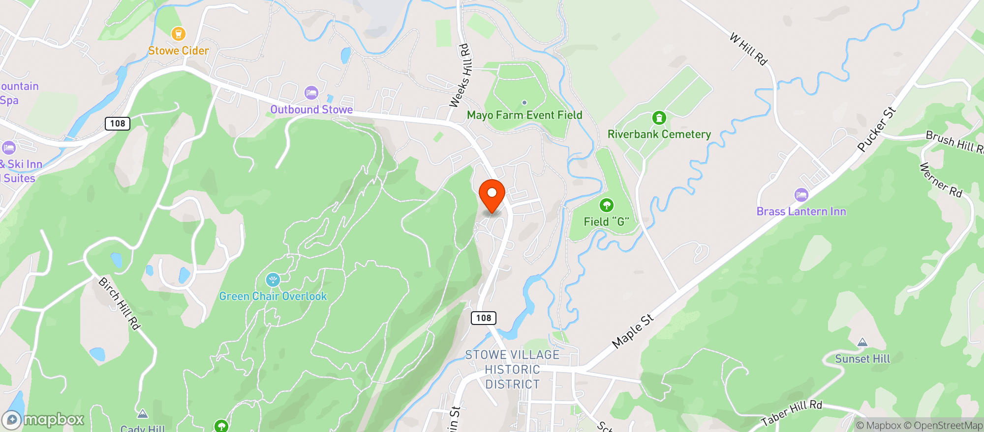 Map showing Backyard Tavern