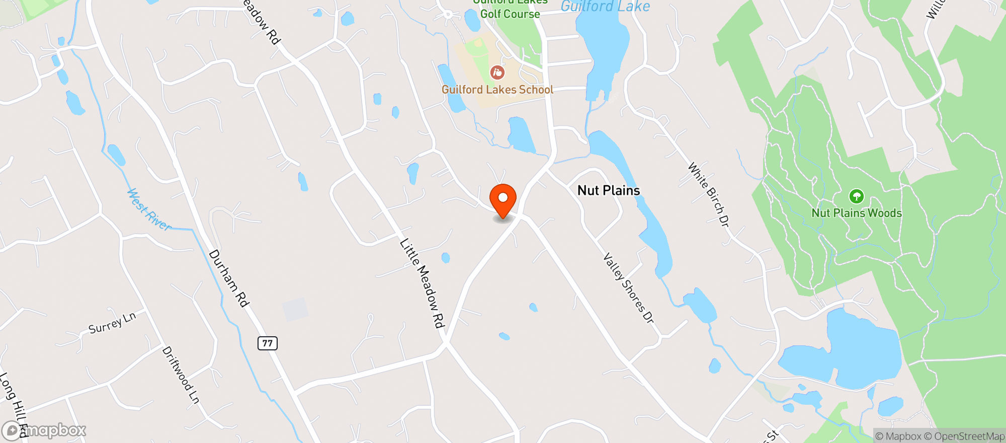 Map showing Sunrise Liquor