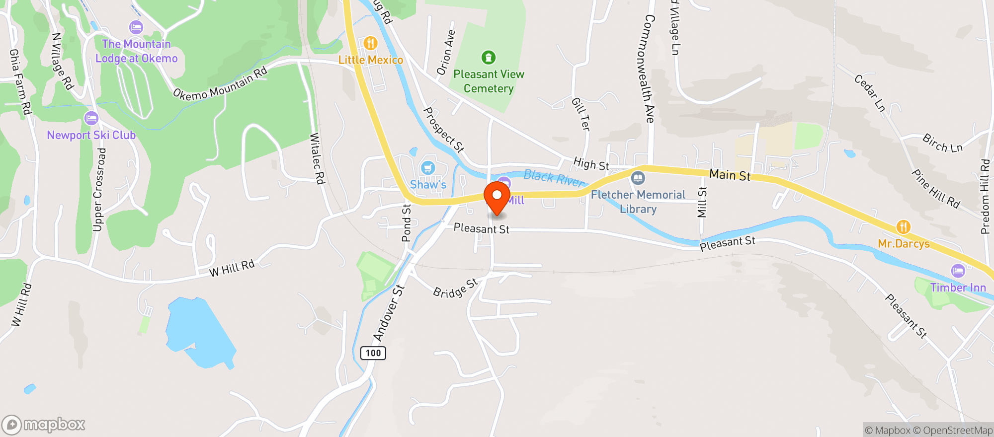Map showing Wine & Cheese Depot