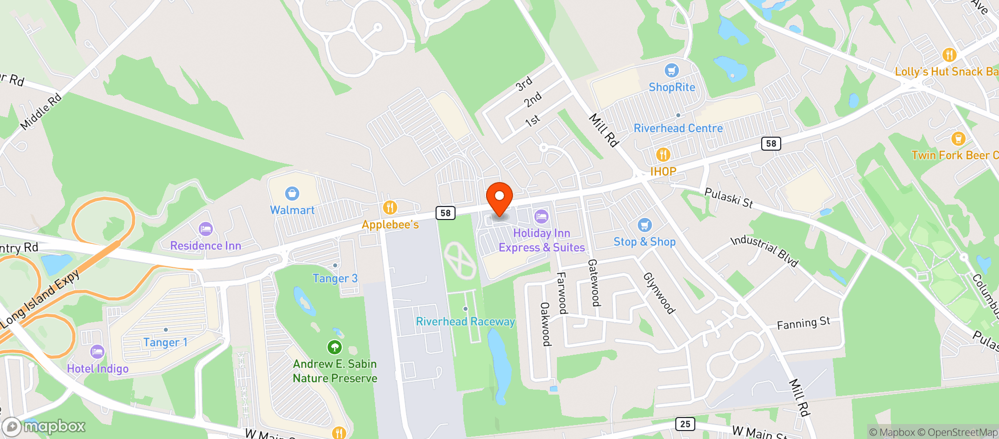 Map showing Vitamin Shoppe - Riverhead
