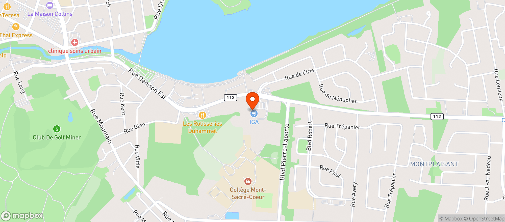 Map showing IGA extra affili? # 8187