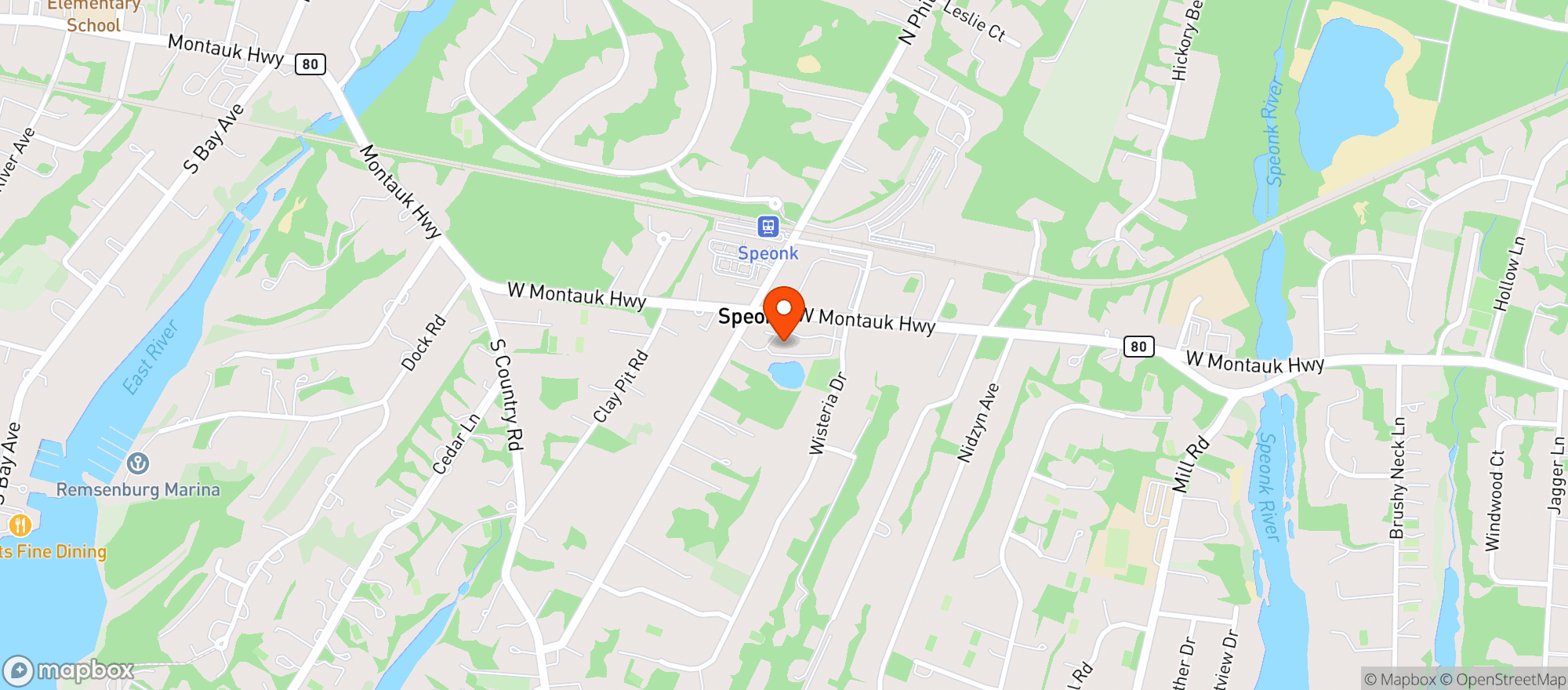 Map showing S & L Wine & Liquors