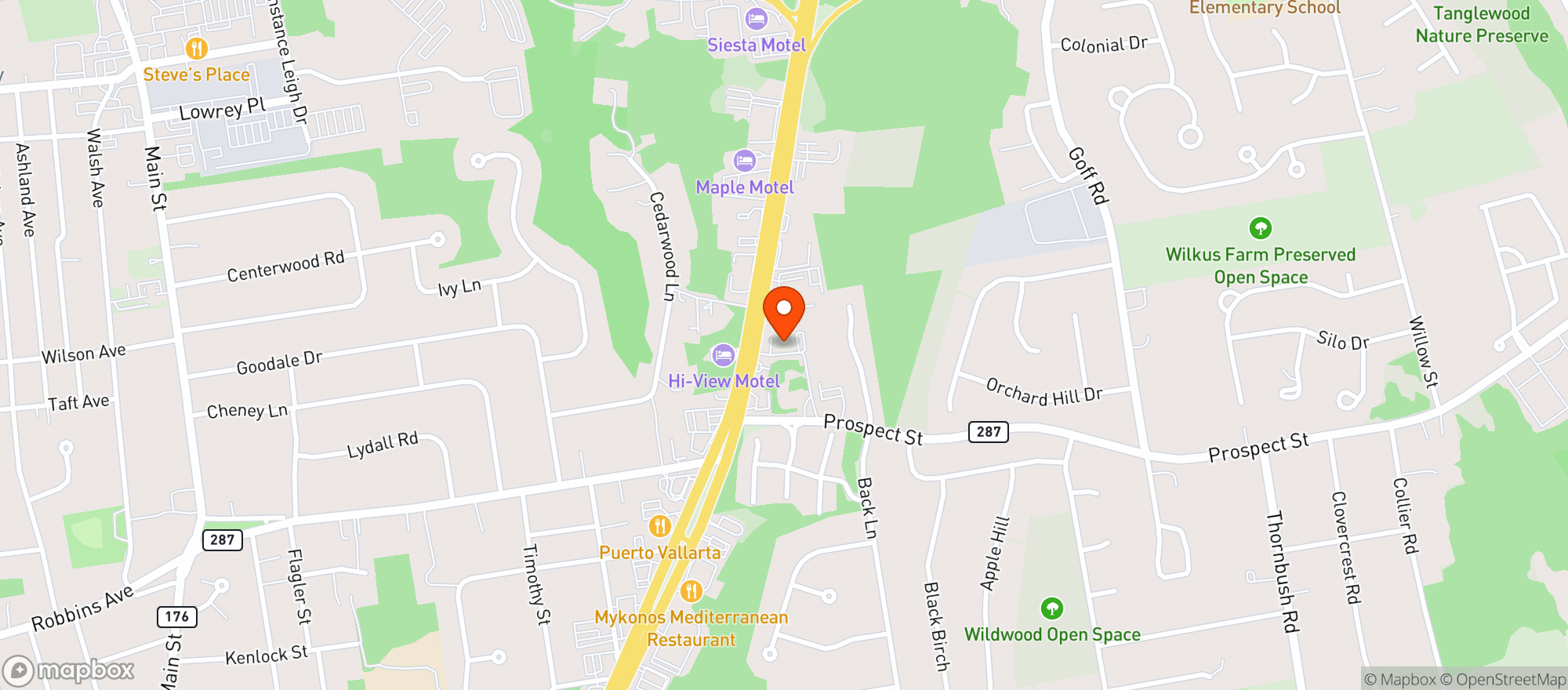 Map showing Fine Fettle Dispensary Newington