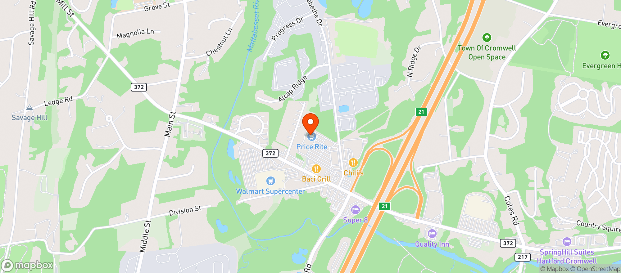 Map showing Liquor World
