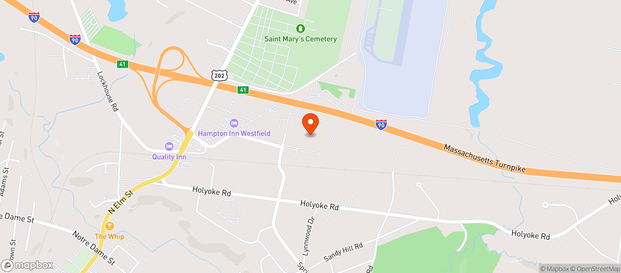 Map showing Savage Arms