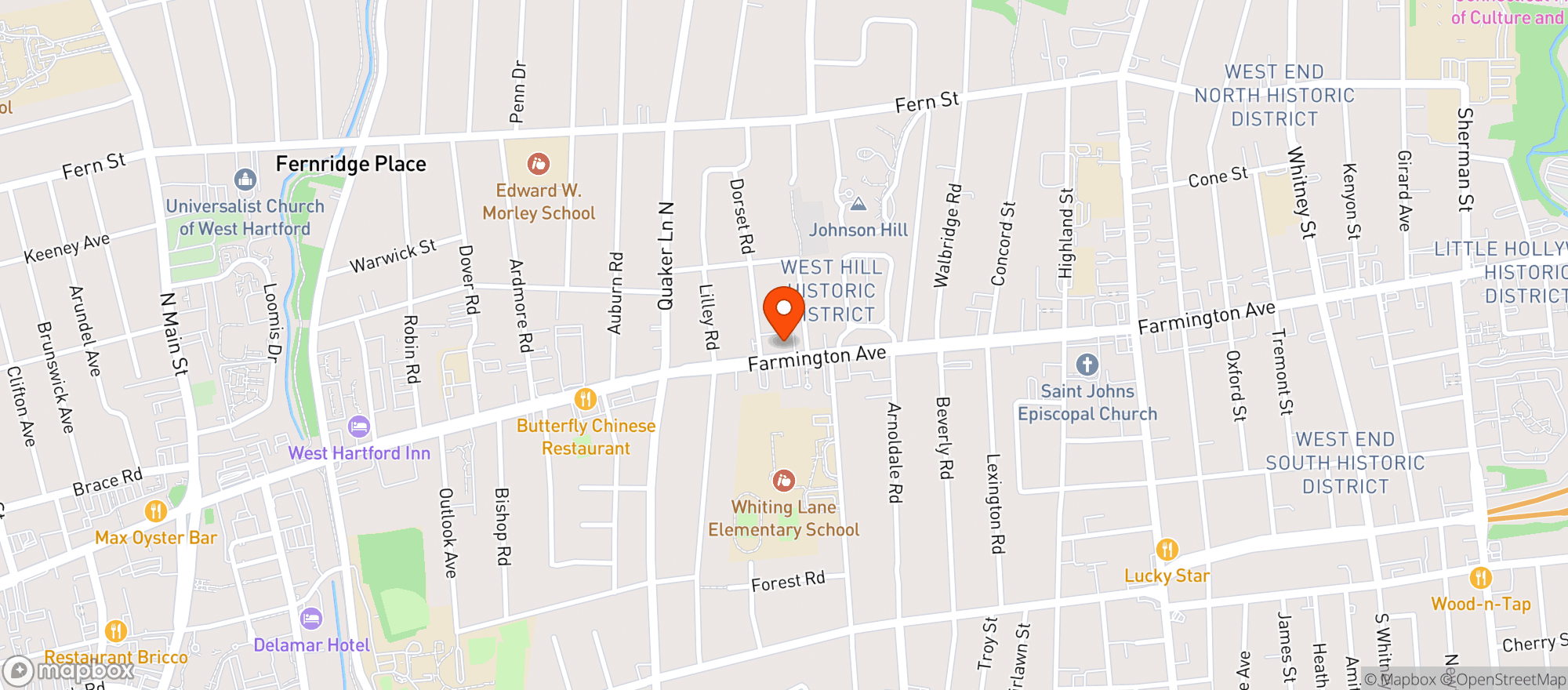 Map showing Cheers Wine & Spirits