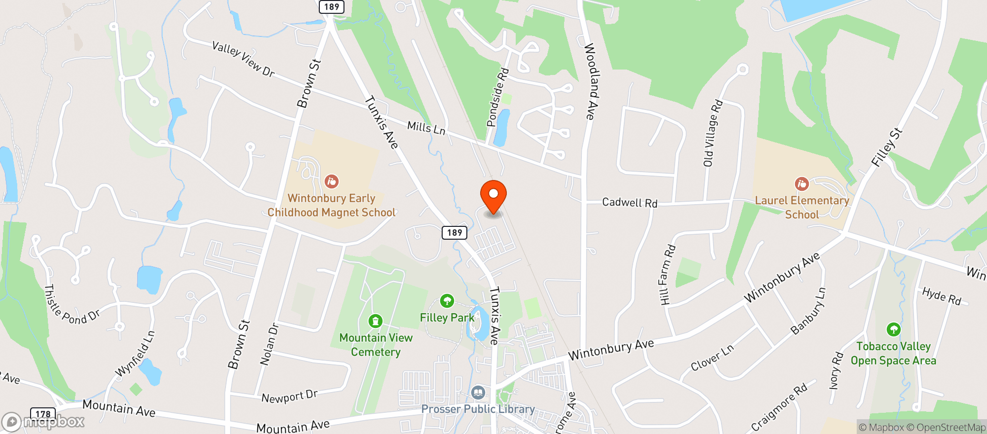 Map showing Geisslers Supermarket #2202