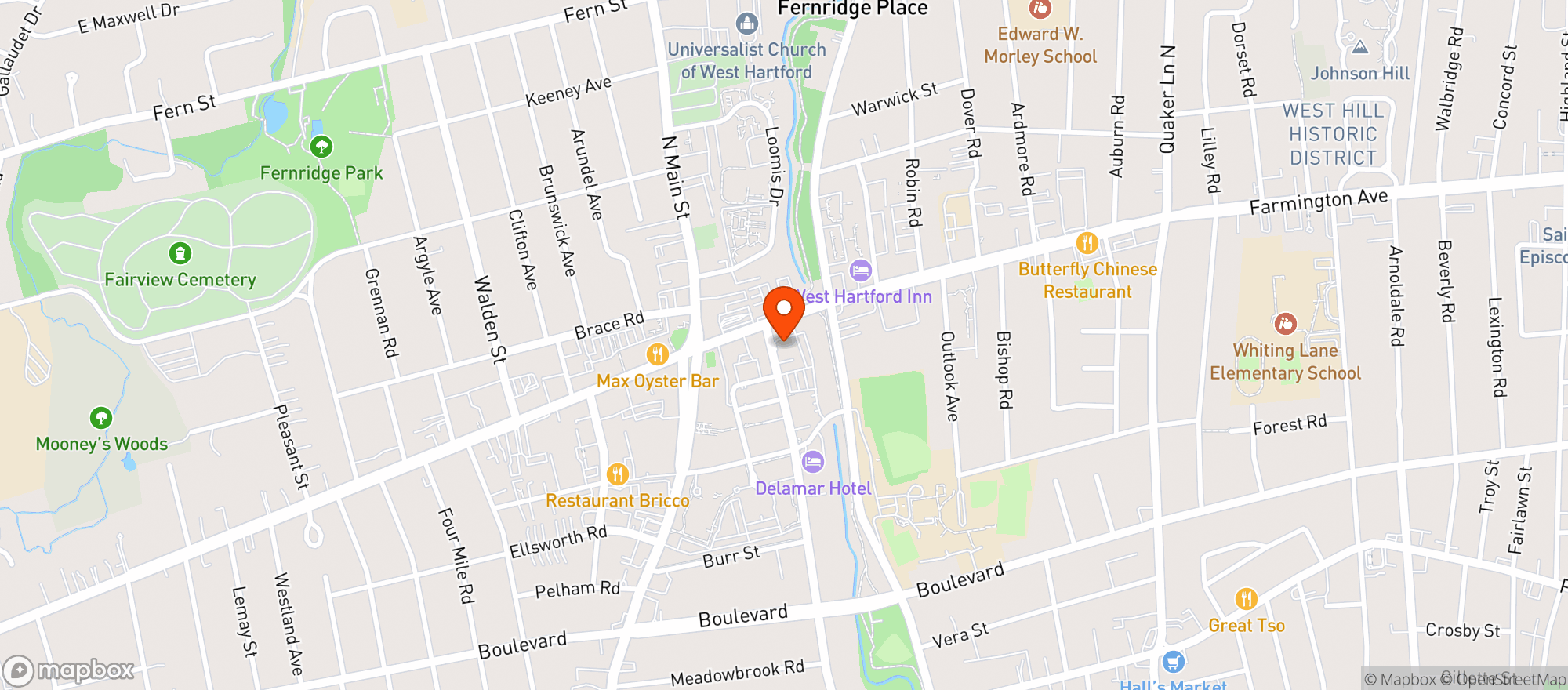 Map showing Tilted Bottles Wine Beer And More