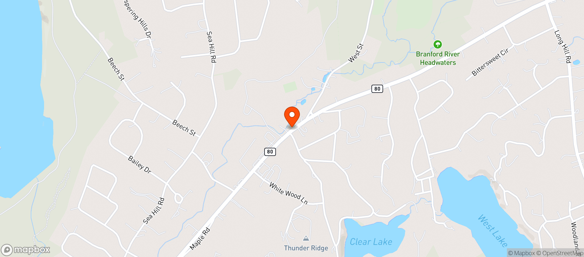 Map showing Townline Wine & Spirits