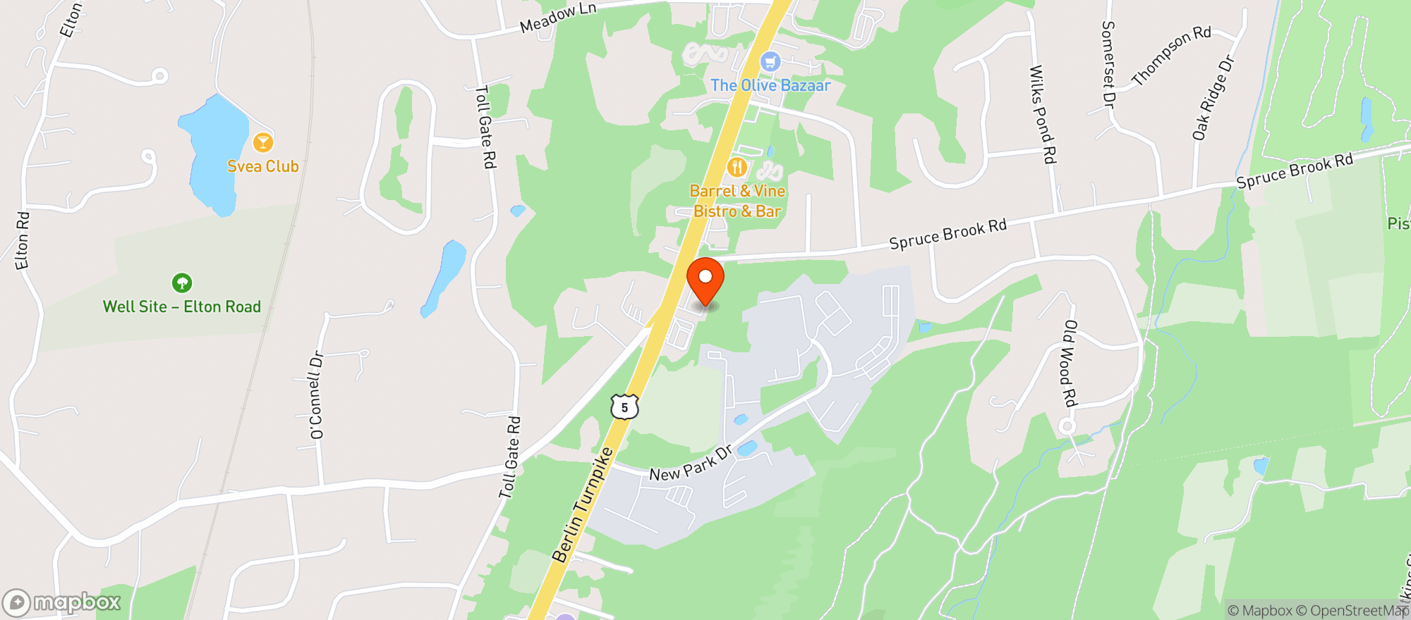 Map showing Heritage Wine & Spirits