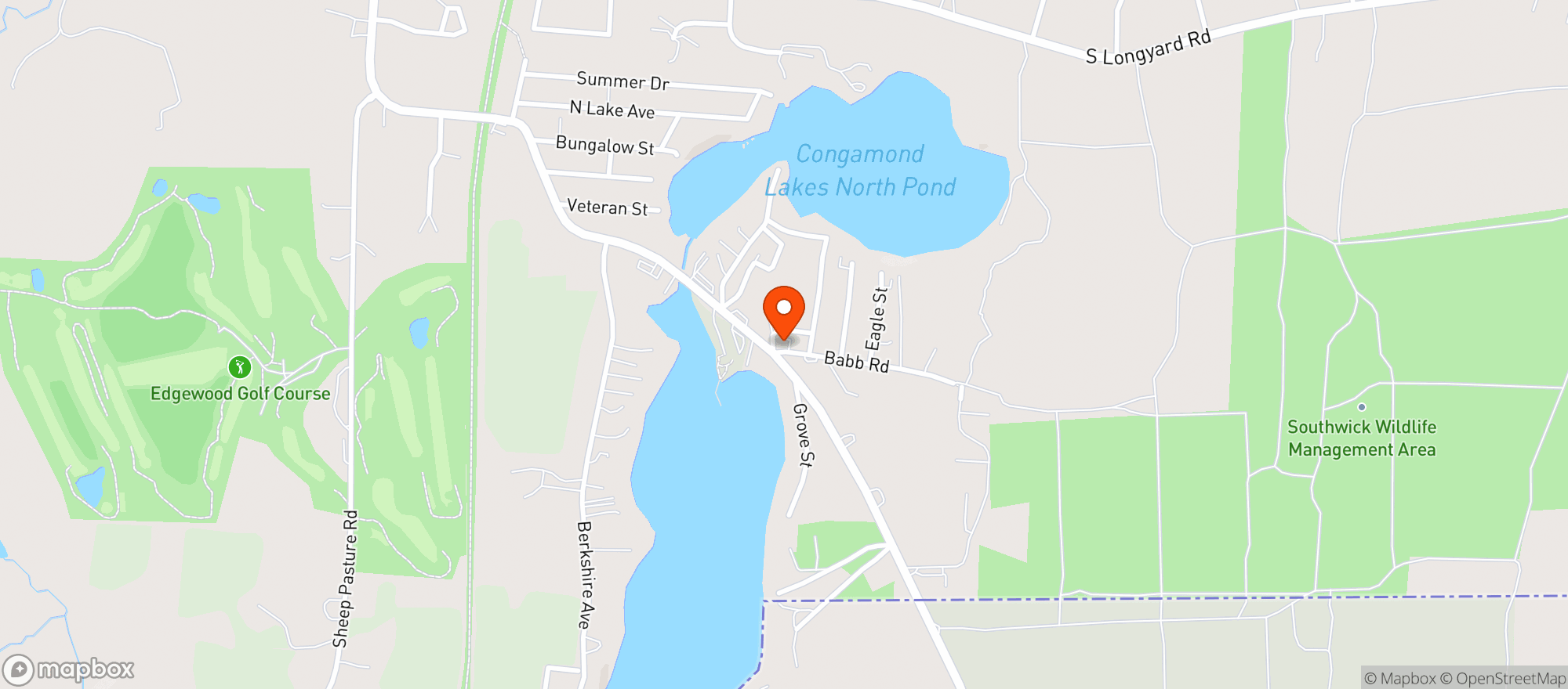 Map showing Noras Restaurant