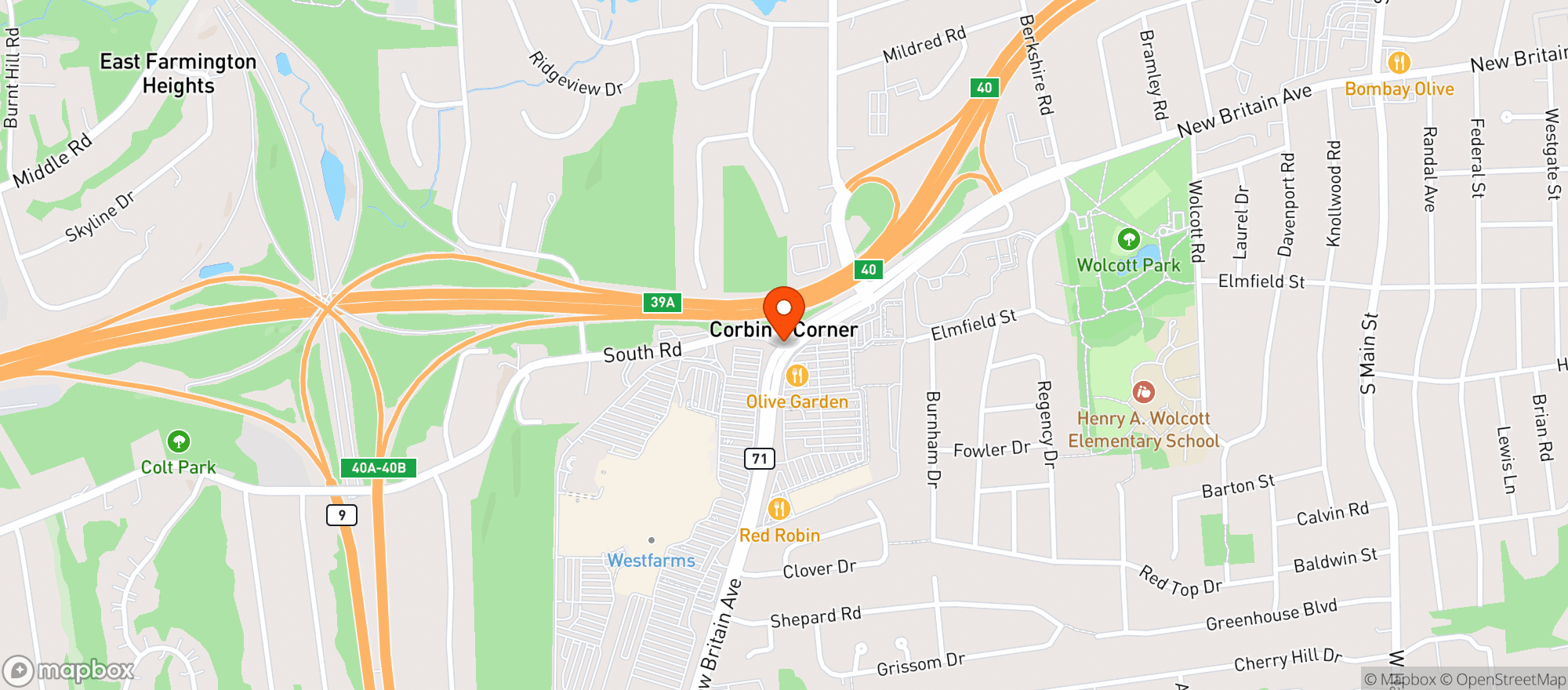 Map showing Total Wine
