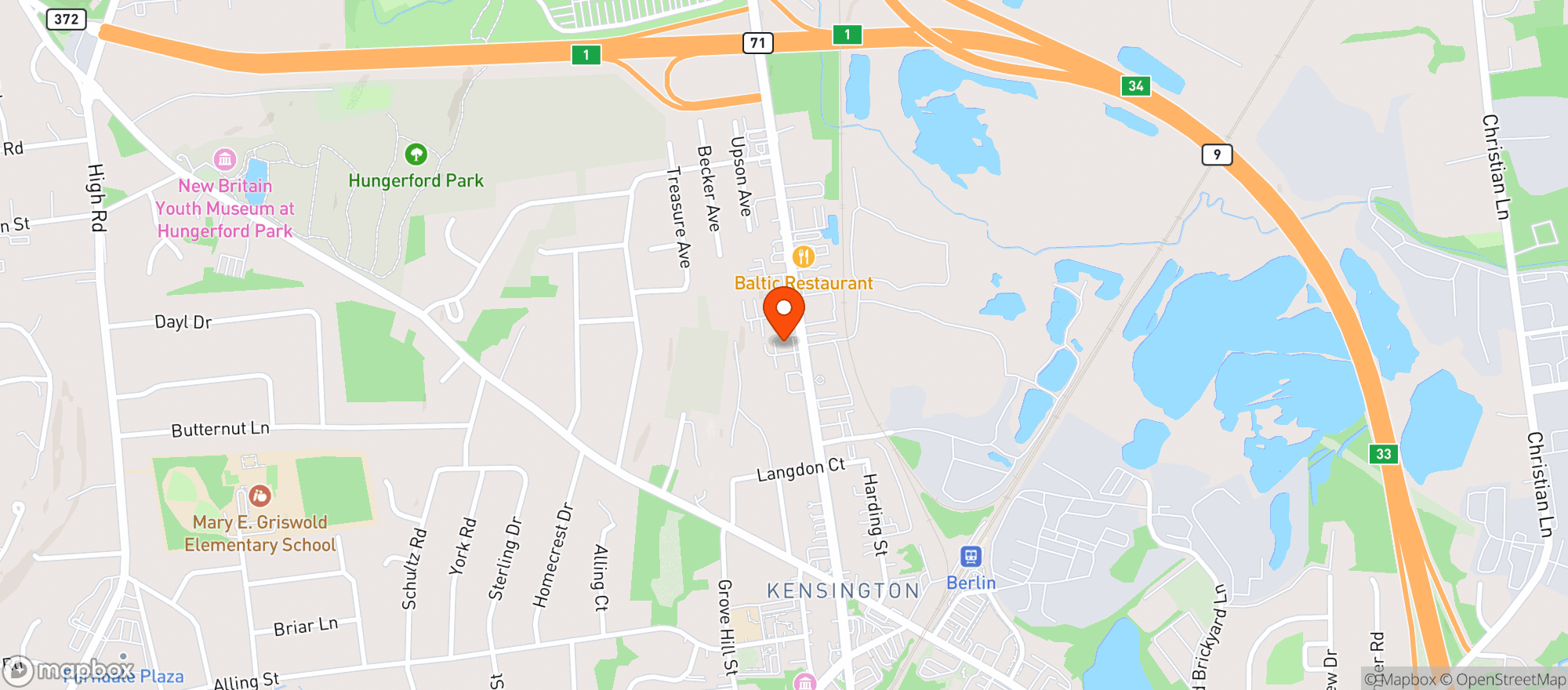 Map showing Top Shelf Liquors