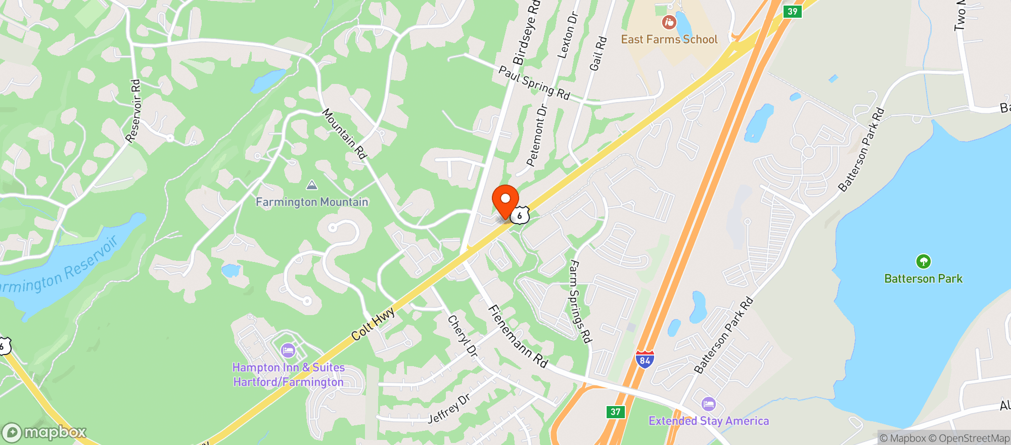 Map showing Oak Barrel Wine And Spirits