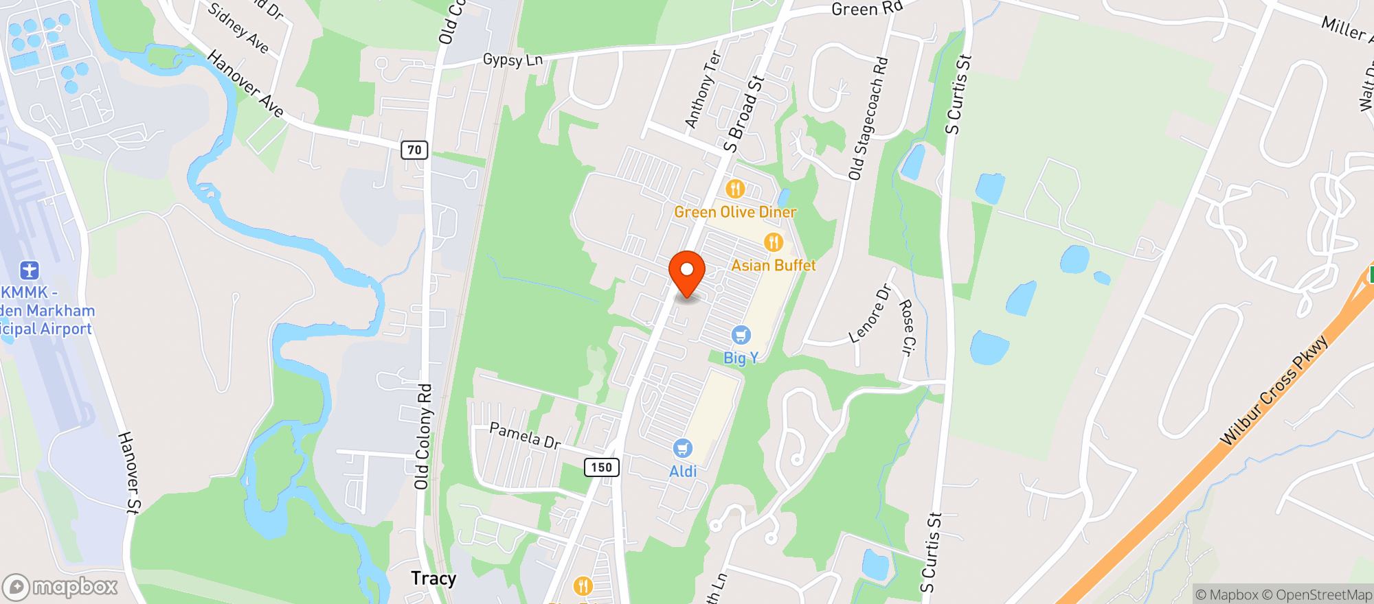 Map showing Gnc