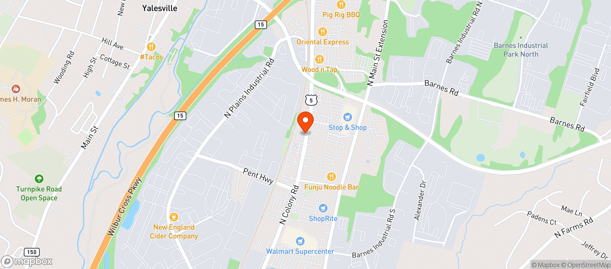 Map showing Stop & Shop - 0638 - Wallingford