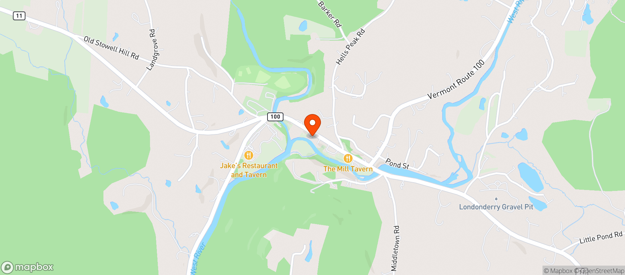 Map showing Jelleys Auto Care Center