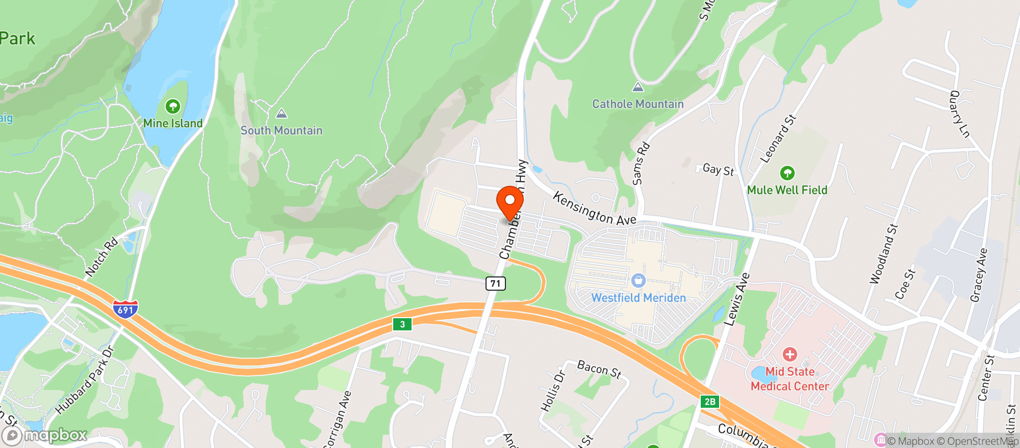 Map showing Target