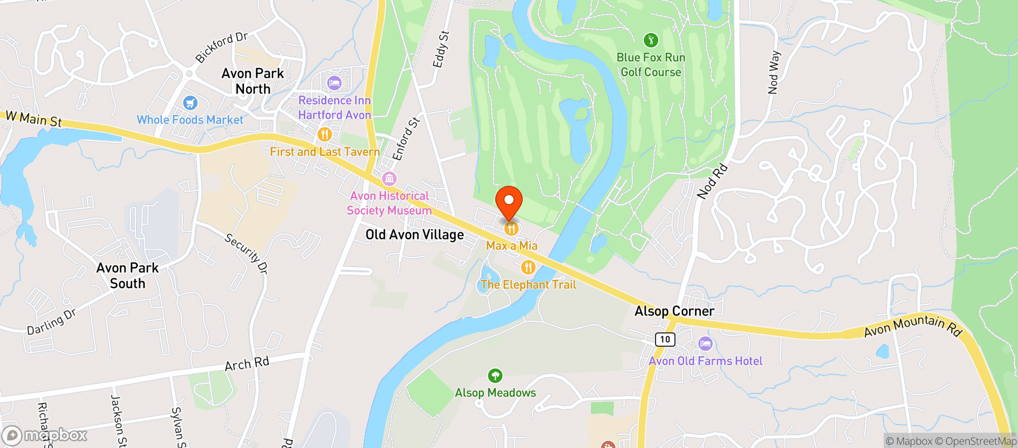 Map showing Max A Mia