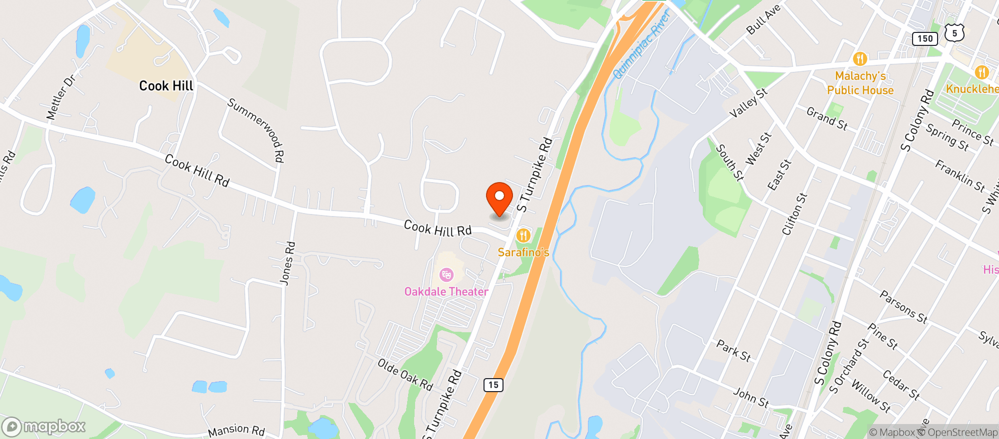 Map showing Discount Wine & Spirit