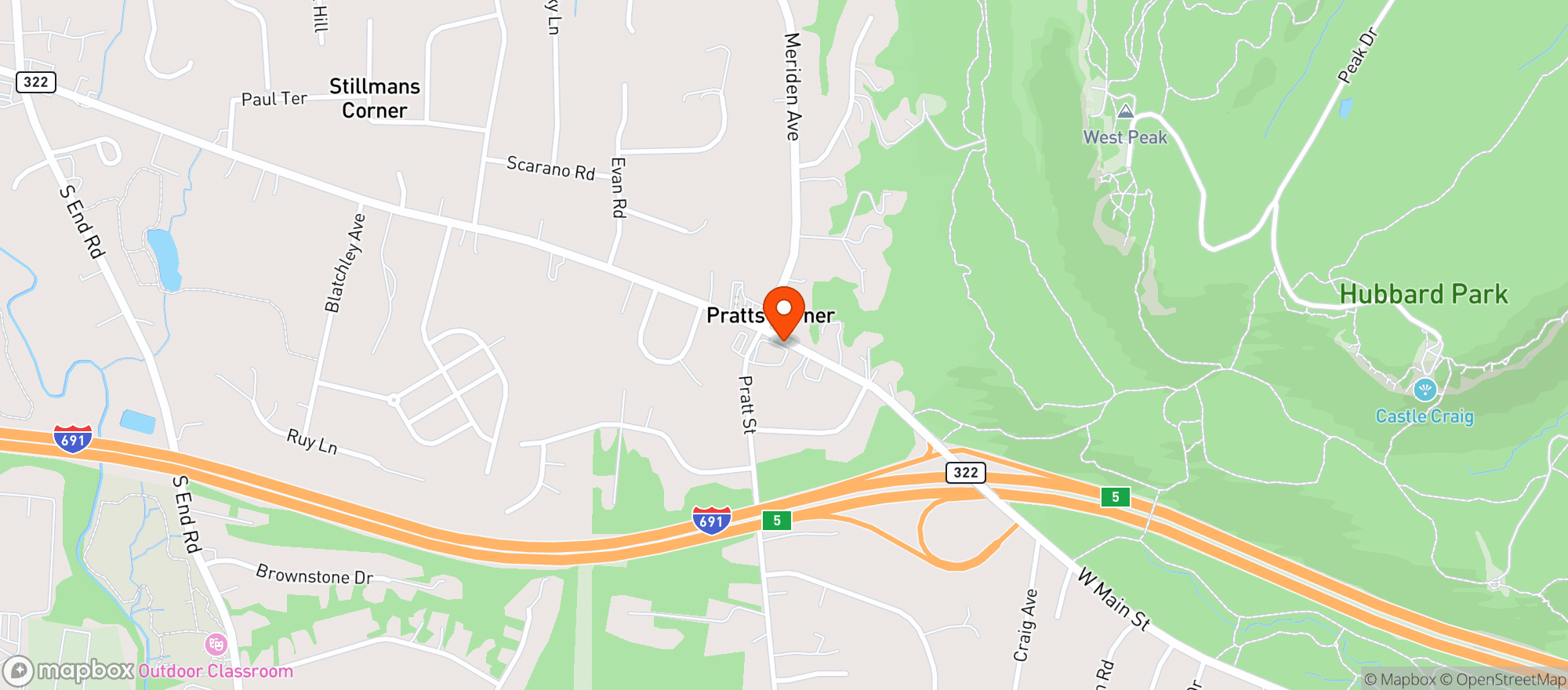 Map showing Sassy Liquors