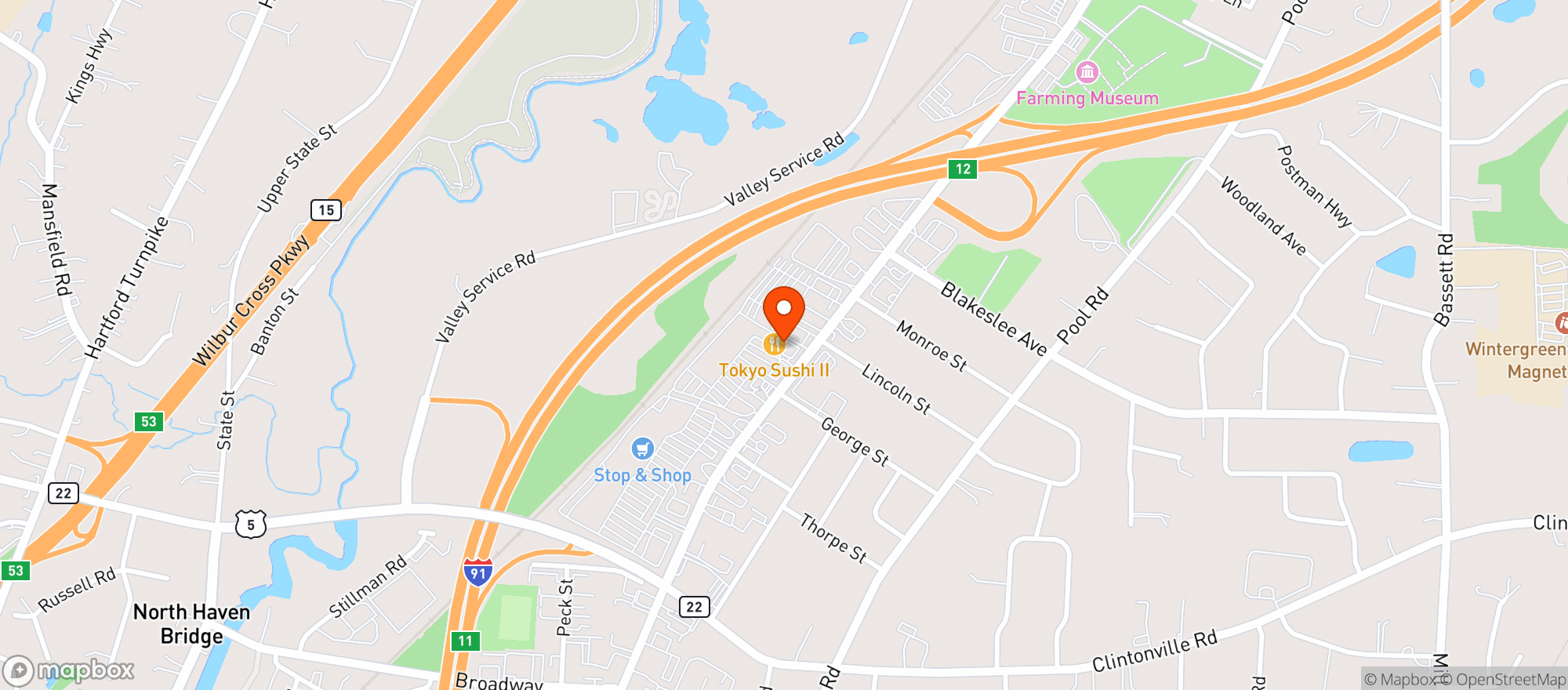 Map showing SAV-RITE LIQUORS