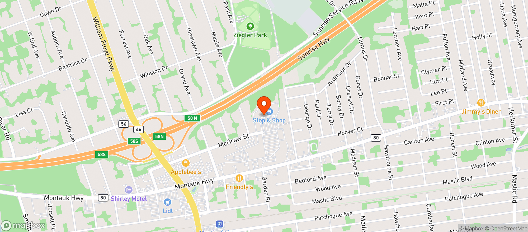 Map showing Forever Brothers 2 Wine&Liquor
