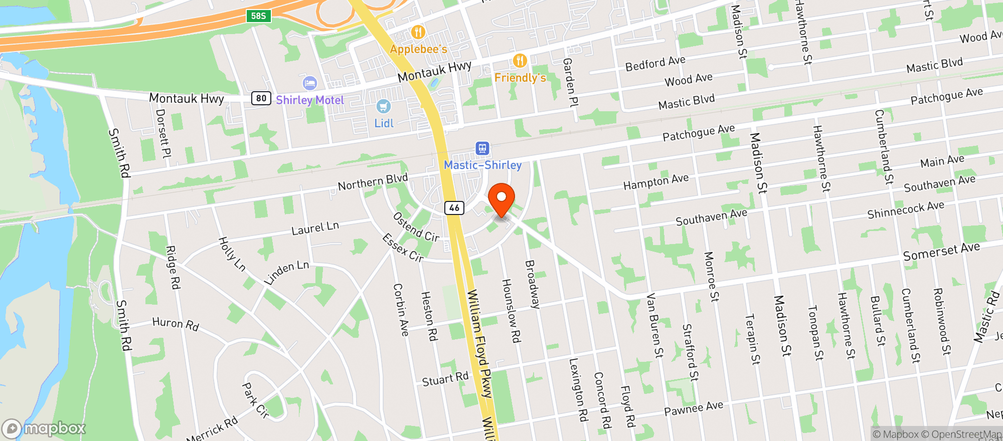 Map showing Parmars Liquor & Wine