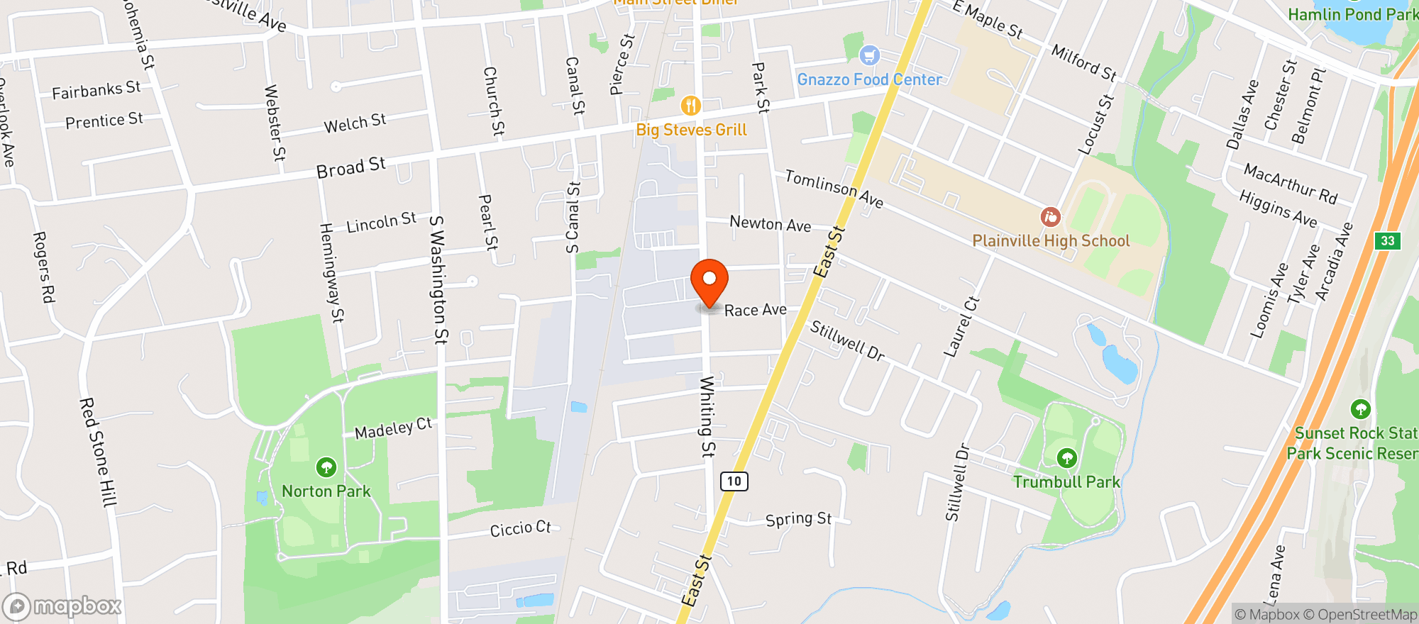 Map showing Lostocco's Country Liquor
