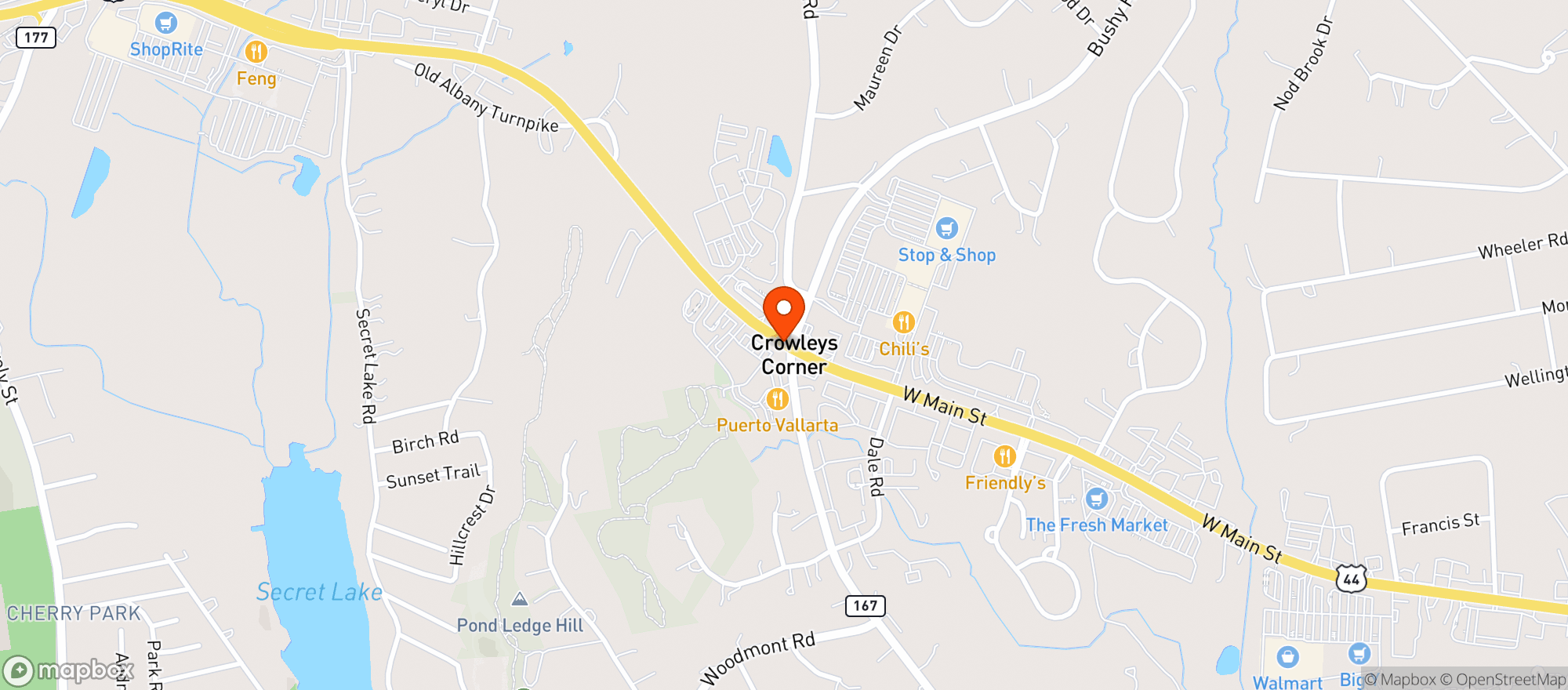 Map showing Liquor Depot