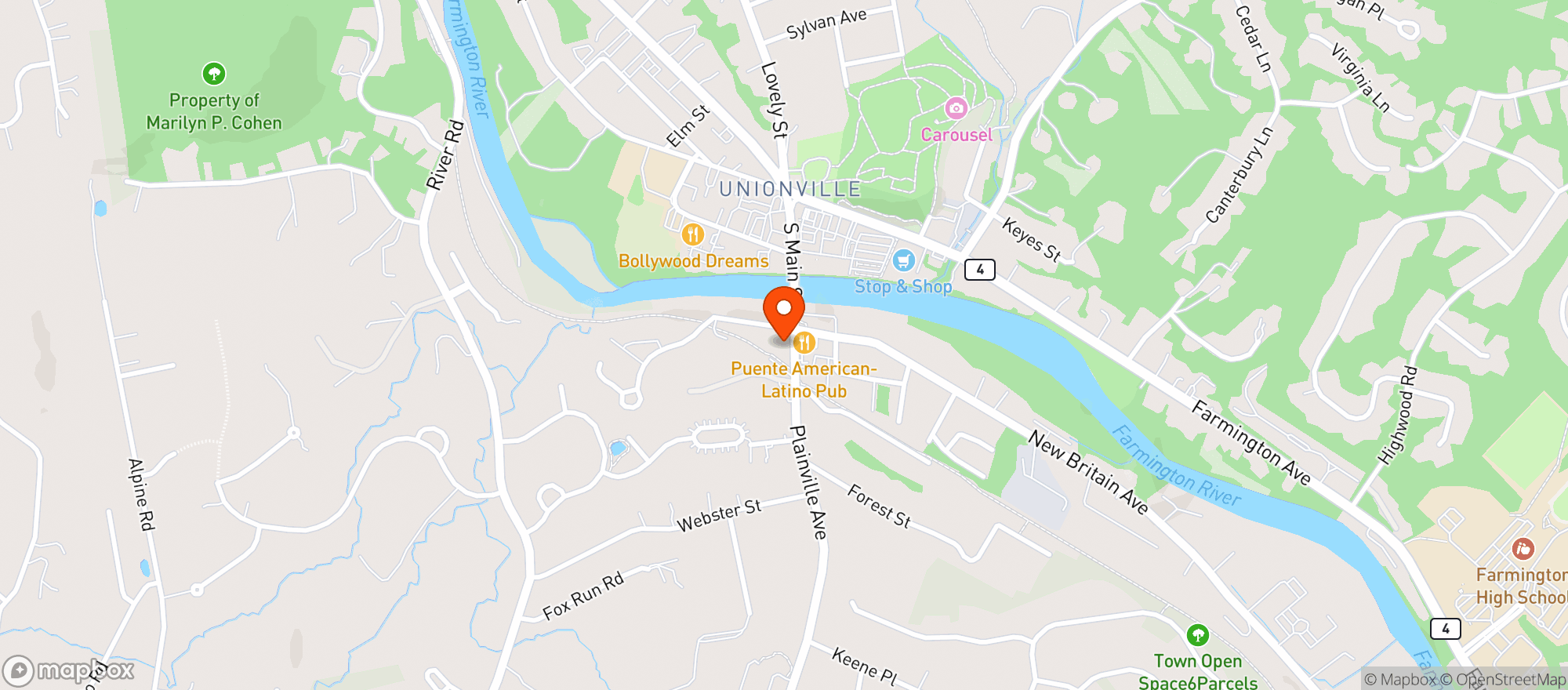 Map showing Liquor Square