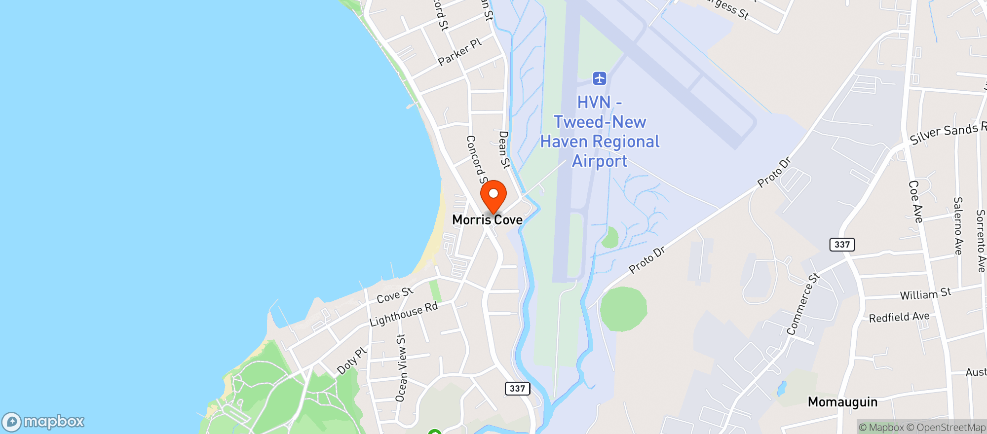 Map showing Lighthouse Liquor
