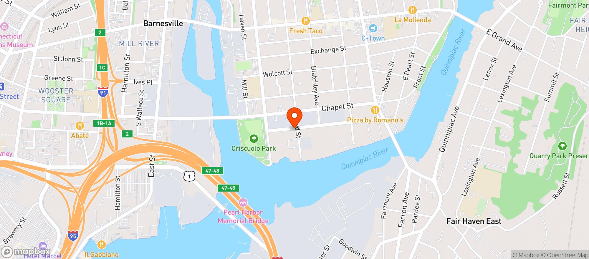 Map showing Armada Brewing