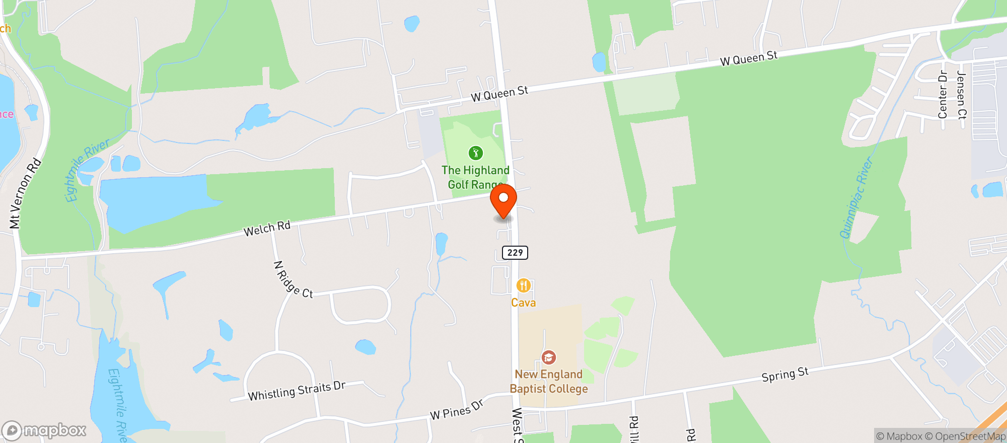 Map showing Wine Works