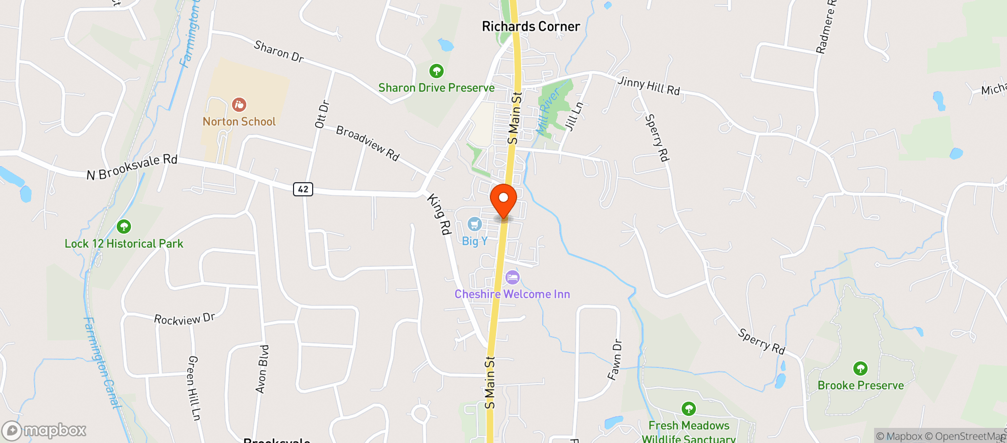 Map showing Bansum Wine & Spirits