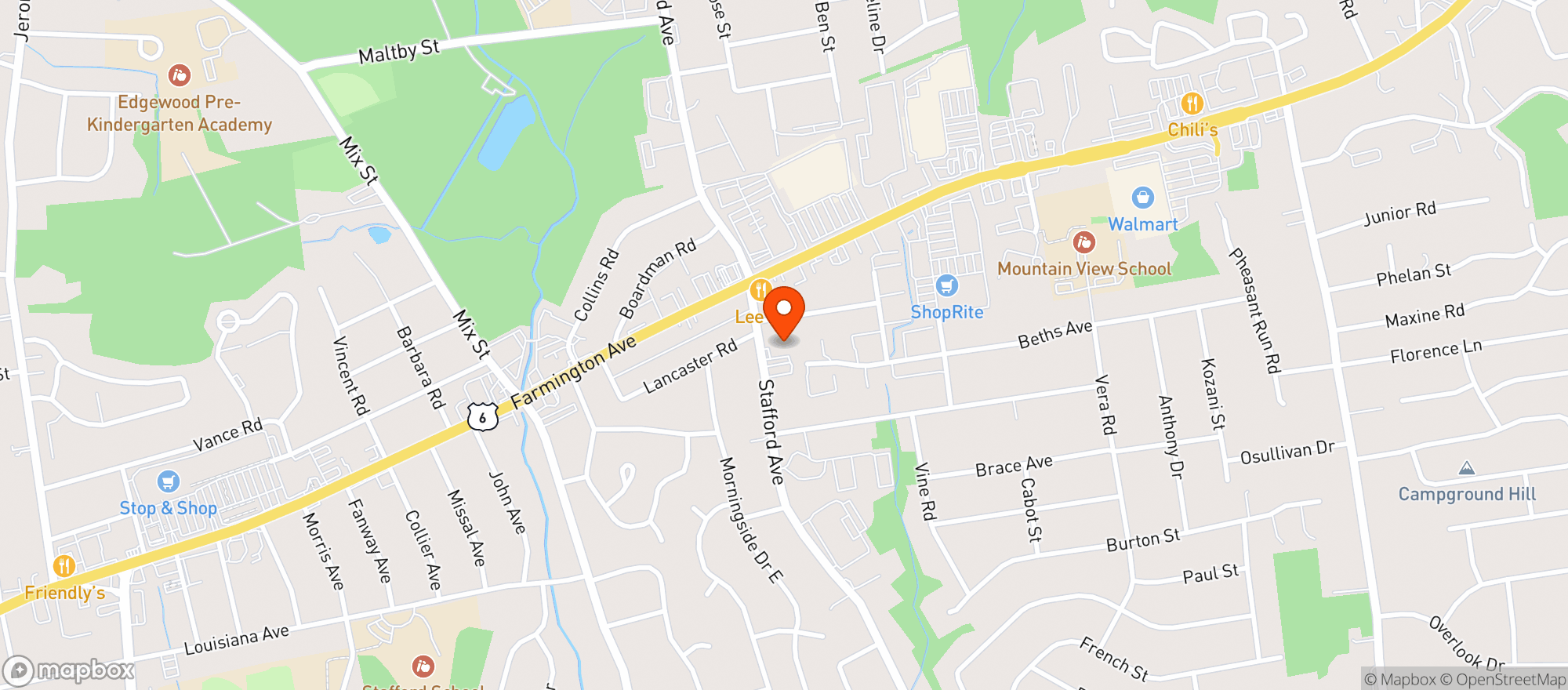 Map showing Jerry's Discount Liquors