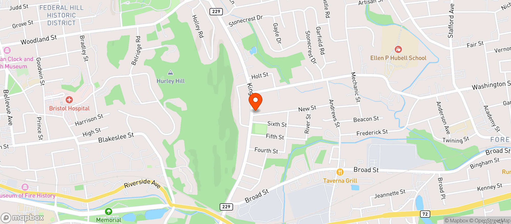 Map showing Jay's Market