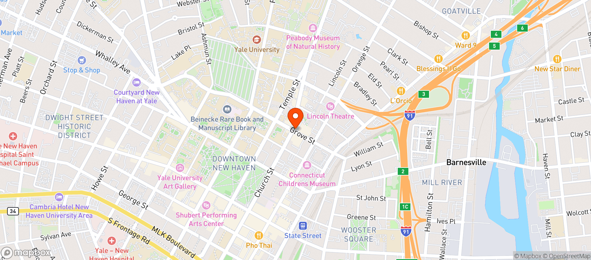 Map showing Odd Bins Bottle Shop